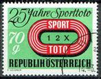 Oostenrijk 1974 Sporttoto 25 jaar Wielerbaan wielrennen, Verzenden, Gestempeld, Sport