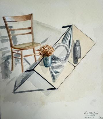 Louis van Gorkum - Stil leven 44x43 beschikbaar voor biedingen