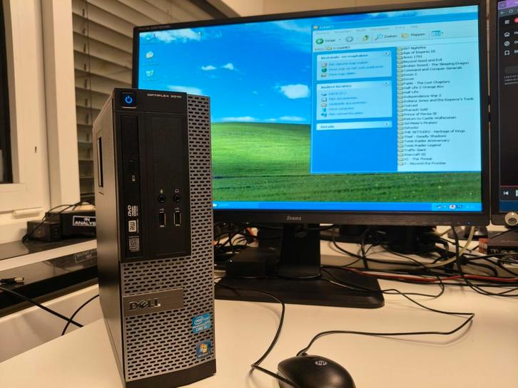 Dell Optiplex met Windows XP en veel retro games, Computers en Software, Vintage Computers, Ophalen of Verzenden