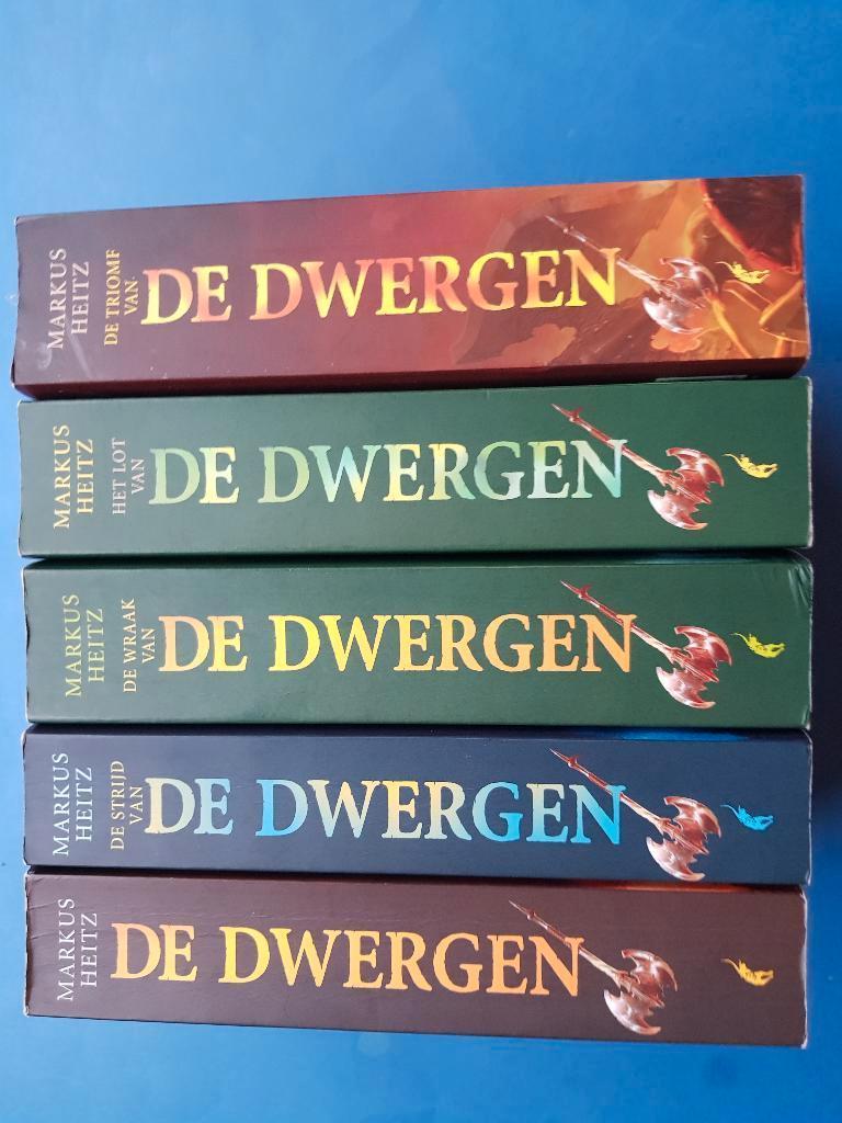de Dwergen 1 t/m 5 - Markus Heitz, Boeken, Fantasy, Zo goed als nieuw, Verzenden