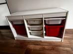 IKEA Trofast opbergkast met bakken en deksels, Kunststof, Gebruikt, Met lade(s), 25 tot 50 cm