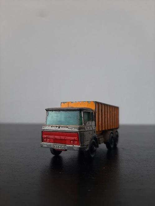 Daf 2600 Matchbox Tipper container truck lesney, Hobby en Vrije tijd, Modelauto's | 1:87, Zo goed als nieuw, Bus of Vrachtwagen