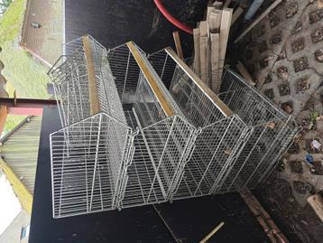 Zeer sterke draadmanden stapelmanden proffesionele kwaliteit beschikbaar voor biedingen