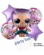 Lol pop surprise ballonnen set nr L658, Ophalen of Verzenden, Nieuw, Versiering, Verjaardag
