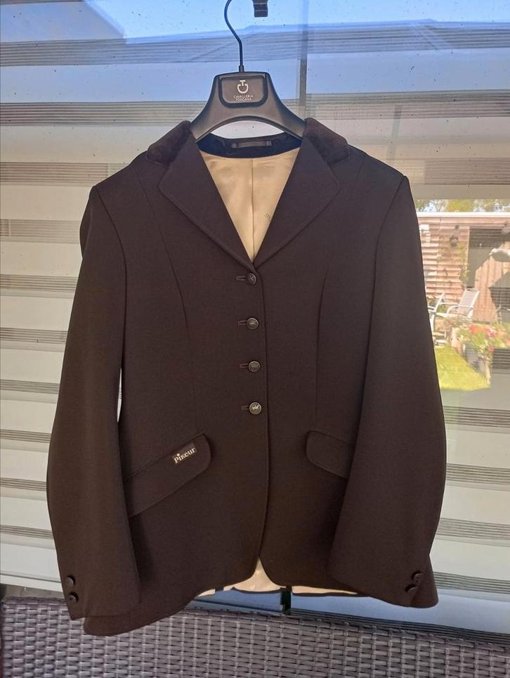 ✨ Nieuw ✨ Bruin pikeur Wedstrijdjas maat 40, Dieren en Toebehoren, Paardrijkleding, Zo goed als nieuw, Ophalen of Verzenden