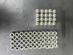 20x dopmoeren M16 + 40x moeren M16, nieuw, Ophalen of Verzenden, Nieuw, Bouten of Moeren