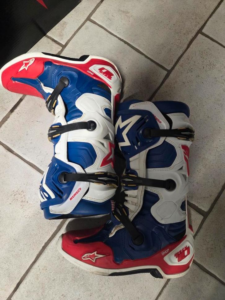 Alpinestars Tech 10 Crosslaarzen maat 10, Motoren, Kleding | Motorkleding, Dames, Heren, Ophalen of Verzenden