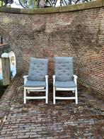 Hartman tuinstoelen (2x) - Gebruikt, Ophalen of Verzenden, Gebruikt, Kunststof, Inklapbaar