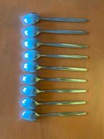9 RVS Sorbet/Dessert/Koffielepels - 18/0 Stainless, Huis en Inrichting, Gebruikt, Ophalen of Verzenden, Rvs of Chroom, Vaatwasserbestendig