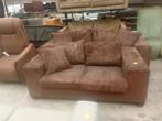 Ribstof 2 - 3 zits bruin setprijs €275,-, Huis en Inrichting, Fauteuils, ., Ophalen of Verzenden, Zo goed als nieuw, .