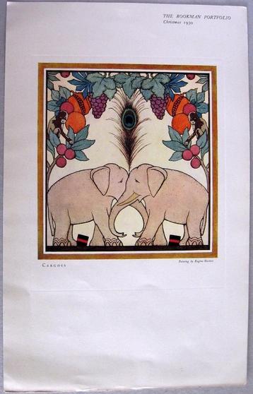 John Masefield Poet Laureate 1930 Portfolio Xmas Bookman beschikbaar voor biedingen