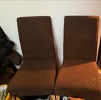 Eetkamerstoelen - Set van 6, Ophalen, Gebruikt, Twee, Bruin