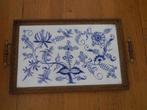 zwiebelmuster decor , dienblad 1920 antiek, Antiek en Kunst, Antiek | Keramiek en Aardewerk, Ophalen of Verzenden