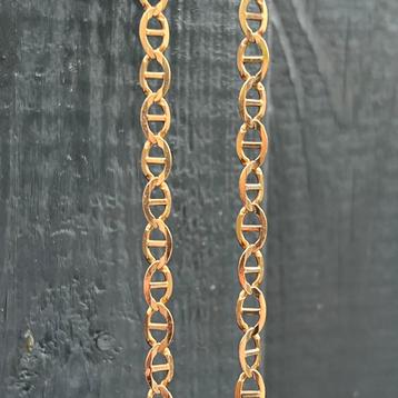 14k gouden ketting schakel massief anker schakel beschikbaar voor biedingen
