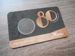 Coincard 80 jaar afscheid 2½ cent 1941 (2,5 cent), Postzegels en Munten, Munten | Nederland, Ophalen of Verzenden, Koningin Wilhelmina