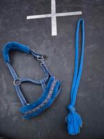 Mooi blauw halster maat cob/full + neckrope, Ophalen of Verzenden, Zo goed als nieuw, Overige soorten
