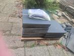 Beton tegels 60x60 - 19 stuks zwart, Gebruikt, Beton, Terrastegels, 5 tot 10 m²