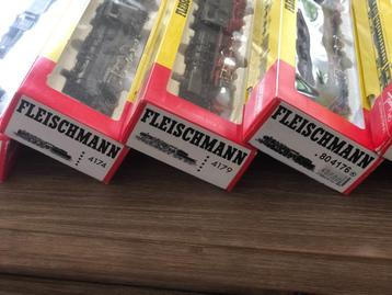 14 stuks FLEISCHMANN  STOOMLOCS    (294) beschikbaar voor biedingen