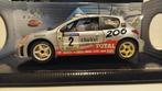 Peugeot 206 WRC CC zilvergrijs Rally Solido metal 1:18 KRD, Hobby en Vrije tijd, Modelauto's | 1:18, Ophalen of Verzenden, Zo goed als nieuw