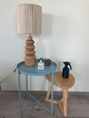 Blauw bijzettafeltje - Rond, 47cm diameter beschikbaar voor biedingen