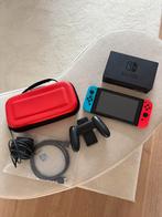 Nintendo Switch met screenprotector en tas, Ophalen of Verzenden, Gebruikt