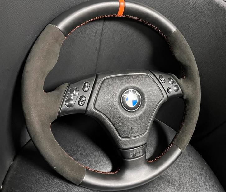 BMW E36 Stuurwiel half alcantara half leder, Auto-onderdelen, Besturing, BMW, Nieuw, Ophalen of Verzenden