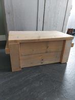 Houten kist dekenkist steigerhout, Minder dan 50 cm, Minder dan 50 cm, Zo goed als nieuw, Overige houtsoorten