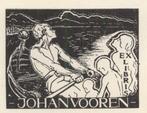 1024 Ex Libris Nederland : Arie Leeflang, 1938, Antiek en Kunst, Verzenden