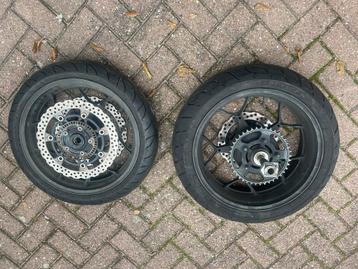 Compleet Wielenset hayabuza/mt09/zzr1400/suzuki gsxr 600/700 beschikbaar voor biedingen