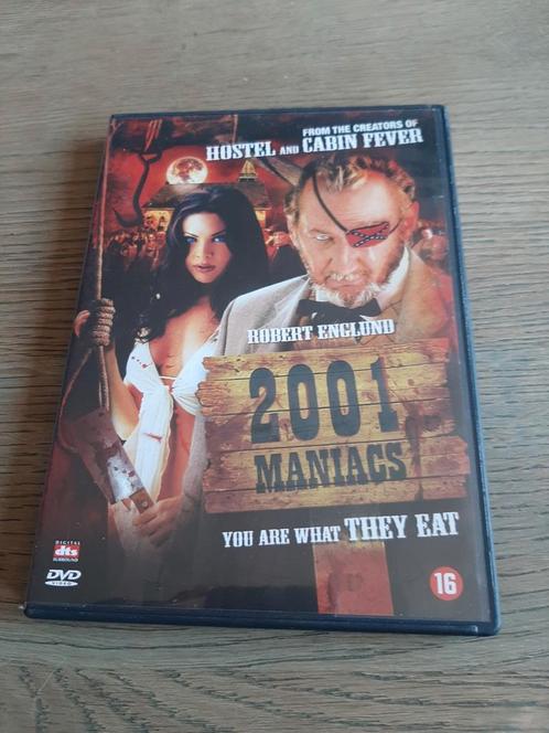2001 Maniacs dvd. Robert Englund. Nightmare on elm street, Cd's en Dvd's, Dvd's | Horror, Zo goed als nieuw, Vanaf 16 jaar, Ophalen of Verzenden
