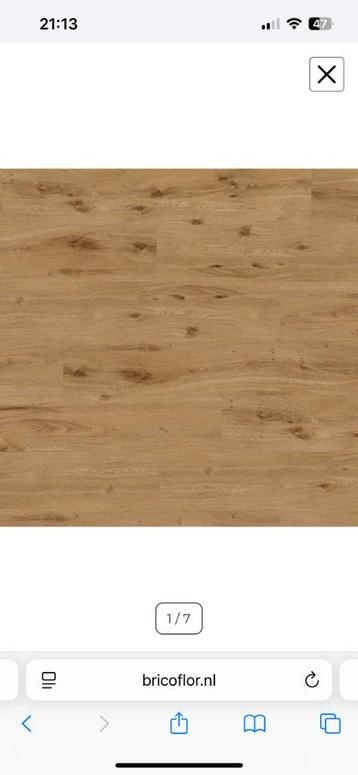 PVC klik laminaat - Ter Hürne Comfort Seal - Eiken York 25m2 beschikbaar voor biedingen