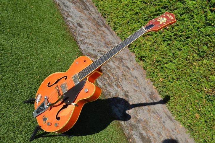 GRETSCH 6120 Brian Setzer tribute, Muziek en Instrumenten, Snaarinstrumenten | Gitaren | Elektrisch, Zo goed als nieuw, Hollow body