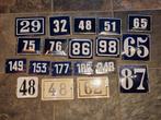 emaille nummerbordjes, Ophalen of Verzenden