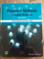 Research Methods in Social Relations, Boeken, Ophalen of Verzenden, Nieuw, WO
