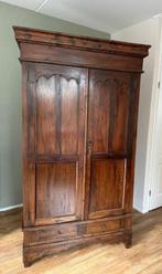 Teak houten buffetkast koloniaal, Ophalen, Gebruikt, 100 tot 150 cm, 200 cm of meer
