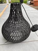 Hanglamp Lina Drop zwart, Huis en Inrichting, Lampen | Hanglampen, Ophalen, Zo goed als nieuw, Stof, Minder dan 50 cm
