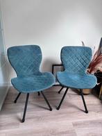 2 Lucca Eetkamerstoelen van Kwantum, Ophalen, Gebruikt, Vijf, Zes of meer stoelen, Stof