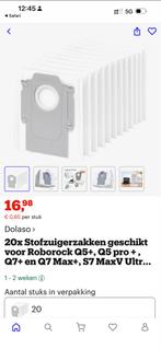 Roborock Stofzuigerzakken - Q5+, Q7+, S7 MaxV, S8+