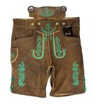 Korte heren lederhose mt 48 50, 52,54 & 56 echt geiten leder, Maat 52/54 (L), Nieuw, Ophalen of Verzenden, Overige thema's