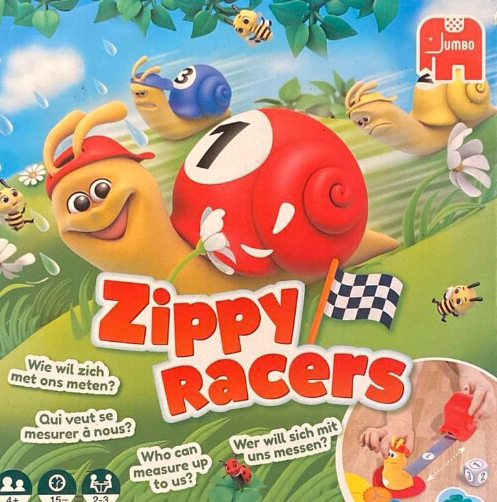 Zippy Racers - Leuk kinderspel!, Hobby en Vrije tijd, Gezelschapsspellen | Bordspellen, Zo goed als nieuw, Een of twee spelers
