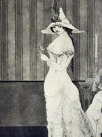 Aubrey Beardsley - Originele heliogravure 1901, Lady.. Rose, Verzenden