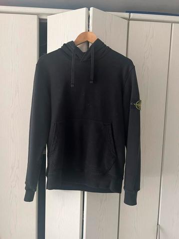 Stone island hoodie zwart maat M 