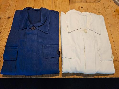 Overall overalls 100% Katoen blauw en wit, Tuin en Terras, Werkkleding, Nieuw, Overall, Ophalen of Verzenden