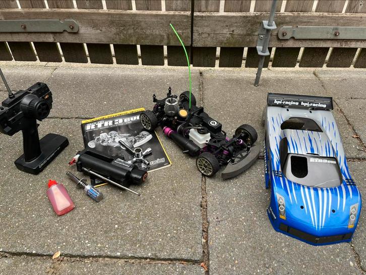 HPI RS4 rtr 3 evo 1/10 t15, Hobby en Vrije tijd, Modelbouw | Radiografisch | Auto's, Gebruikt, Auto offroad, Nitro, Schaal 1:10