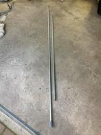 Verzinkte draadeinden 1.90m & 2.60m M20 met koppelstuk, Ophalen, Gebruikt, 250 mm of meer, Rvs