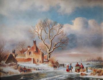 Hans Habraken-groot Winterlandschap beschikbaar voor biedingen