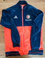 Feyenoord Adidas Trainingsjas, Ophalen, Zo goed als nieuw, Blauw, Voetbal