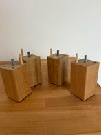 Houten bedpoten Set van 4, Ophalen, Tafelpoot, Minder dan 50 cm, 50 tot 100 cm