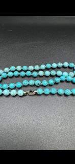 Turquoise Howliet Kralen Ketting, Sieraden, Tassen en Uiterlijk, Kettingen, Blauw, Nieuw, Ophalen of Verzenden, Steen of Mineraal