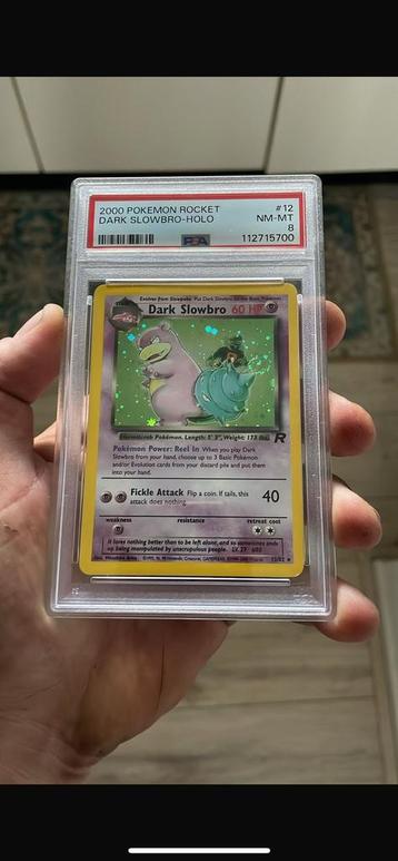 Dark Slowbro Holo Psa 8 pokemon beschikbaar voor biedingen